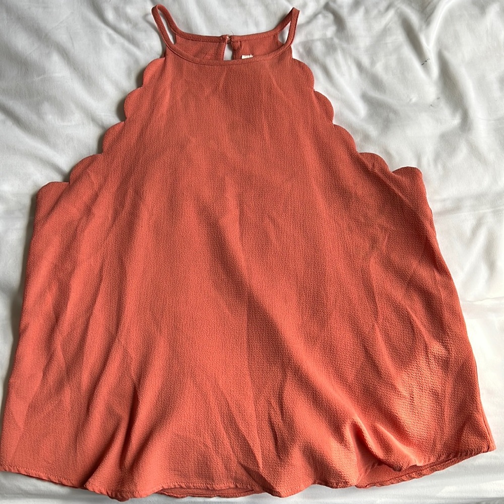 Coral blouse